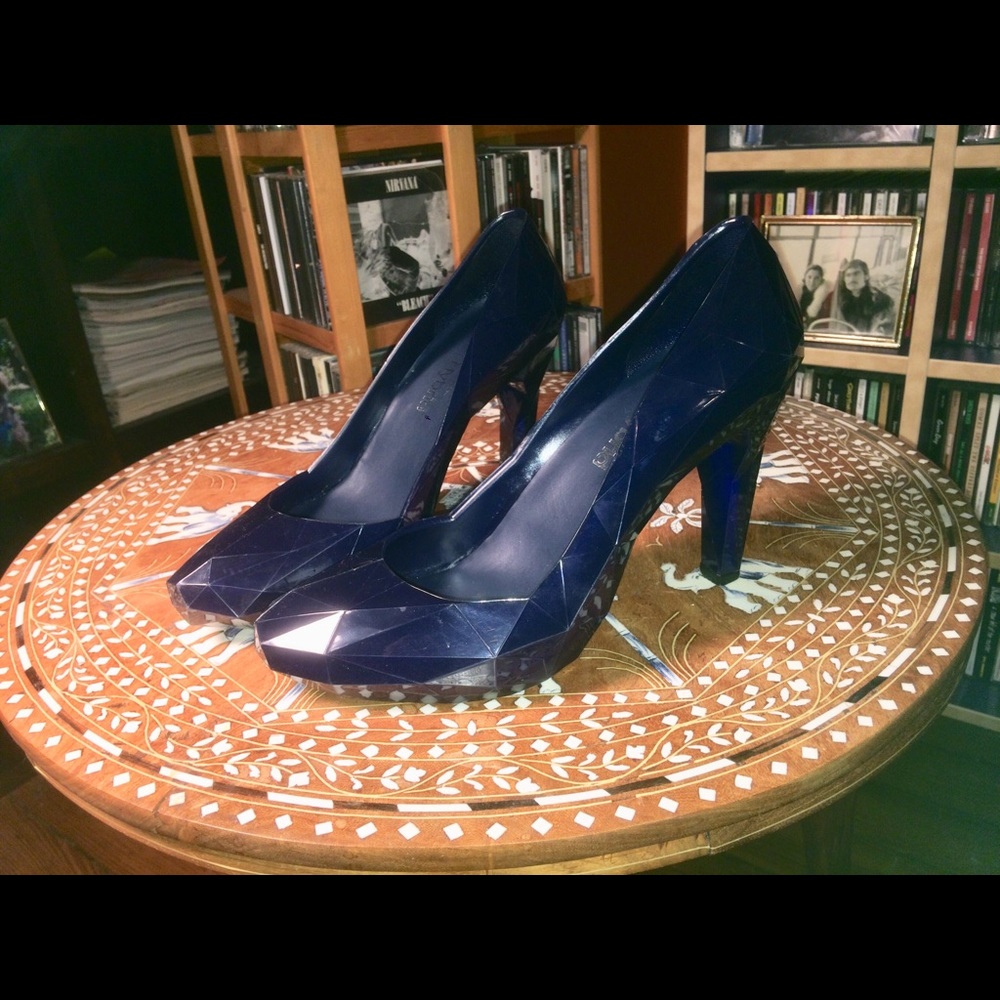 United Nude hi-res navy blue heels pumps 38